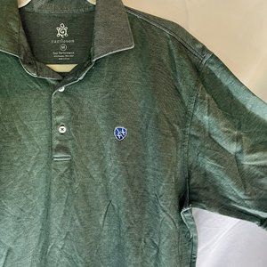Green Solid Turtleson Medium Golf shirt